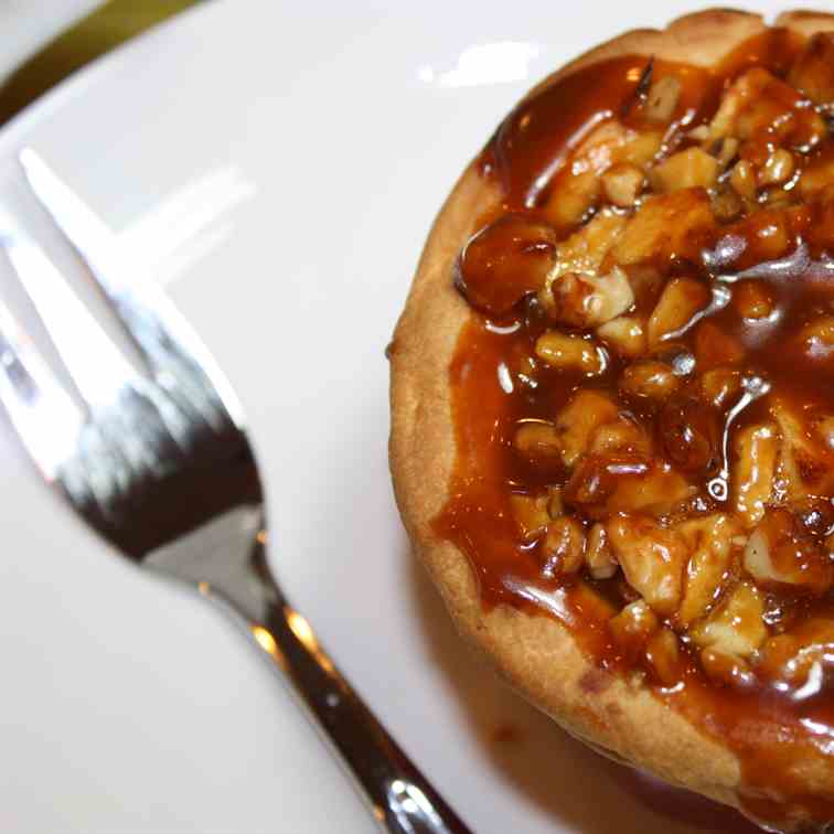 Apple, Walnut & Salted Caramel Tart