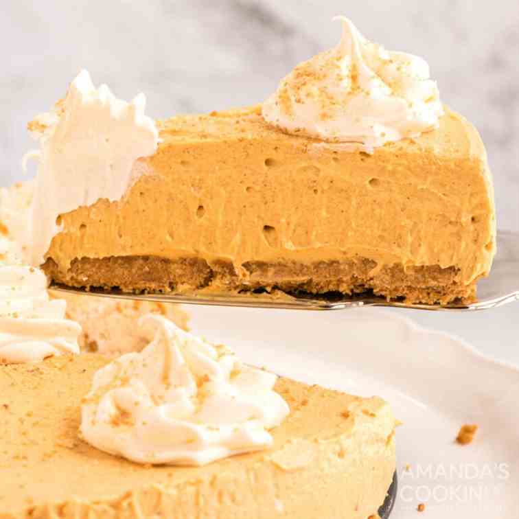 No Bake Pumpkin Cheesecake