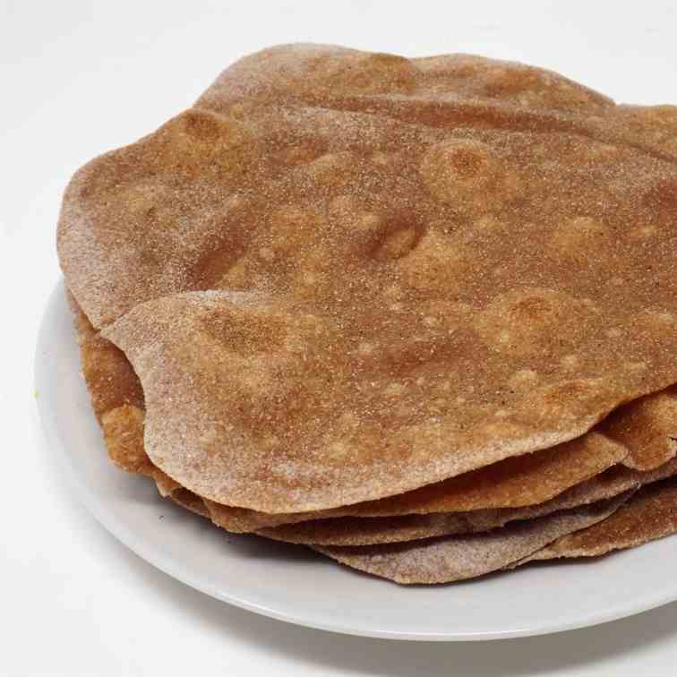 Chapati (Indian Roti Flatbread)