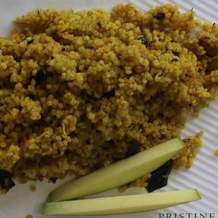 Raw mango kodo millet chitranna