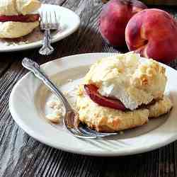 Grilled Peach Shortcakes