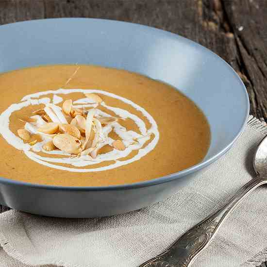 Spicy peanut soup