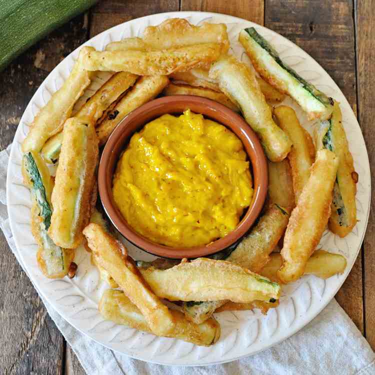 Beer Battered Zucchini Fries