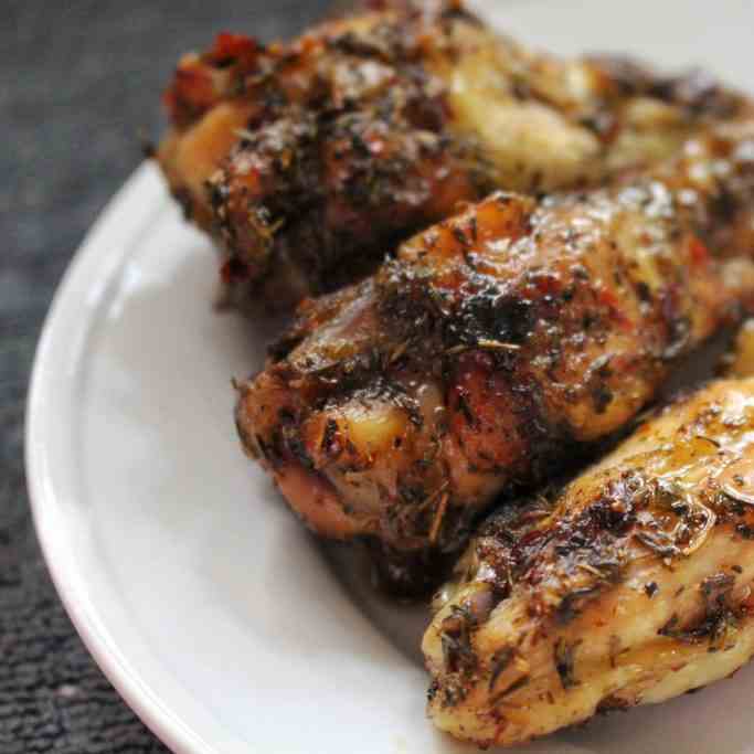 Jamaican Jerk Smoked Chicken Wings