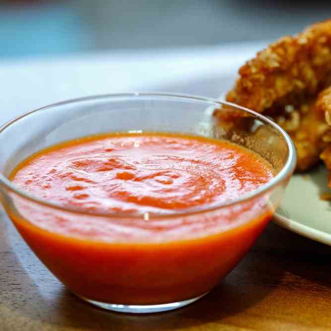 Air Fryer Turkey Goujons Sweet Chilli Dip