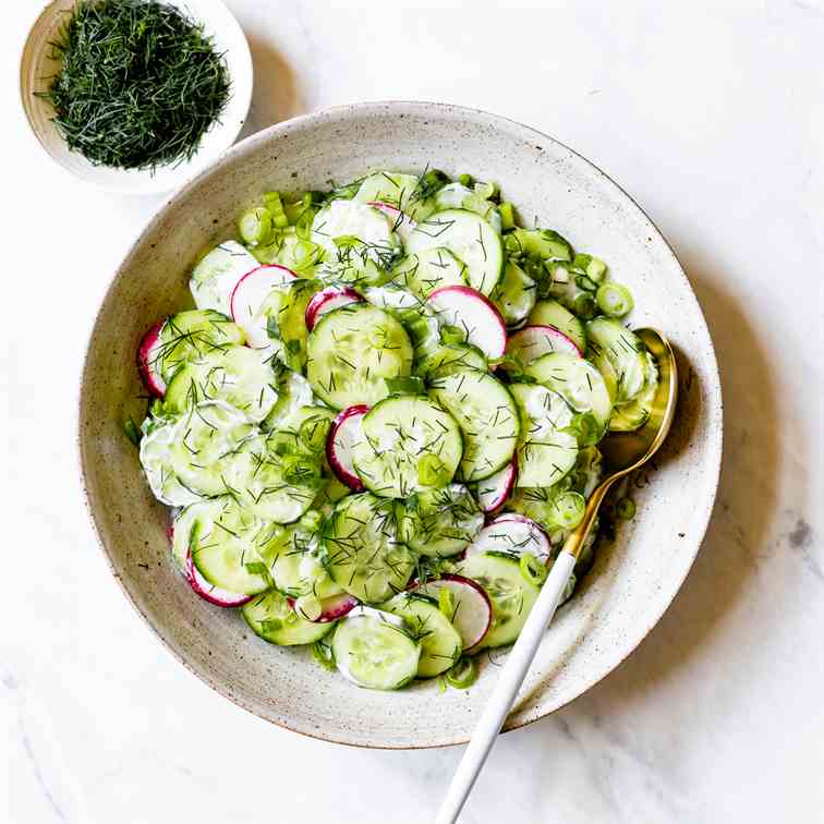 Creamy Cucumber Salad