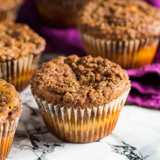 Pumpkin Cream Cheese Muffins