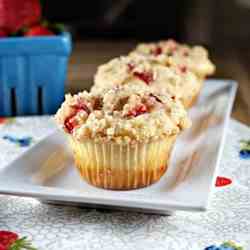 Strawberries and Cream Muffins