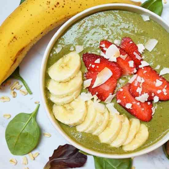 Mixed Greens Smoothie Bowl