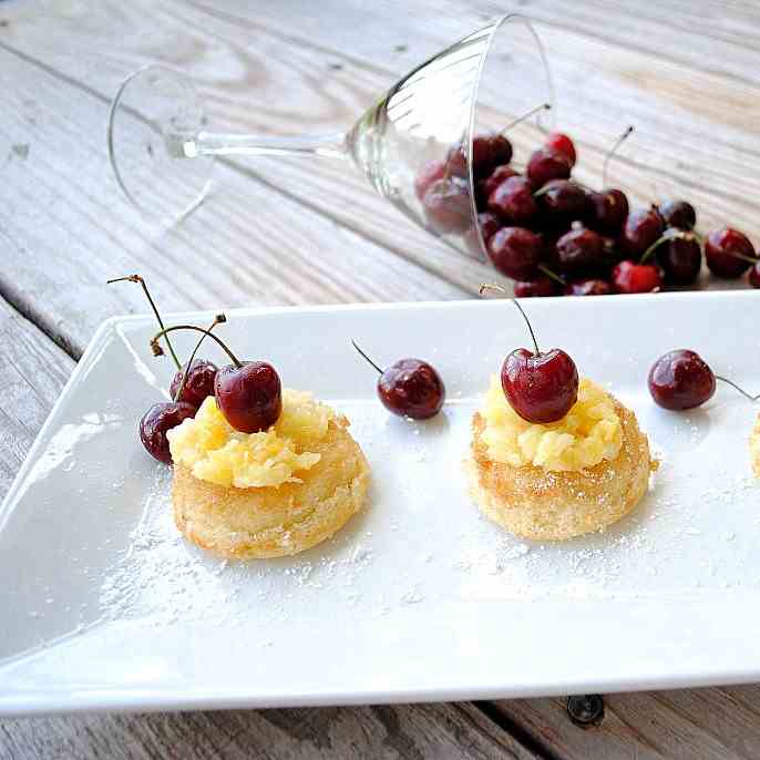 Pineapple Upside Down Tea Cakes