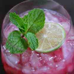 Pomegranate Mojitos