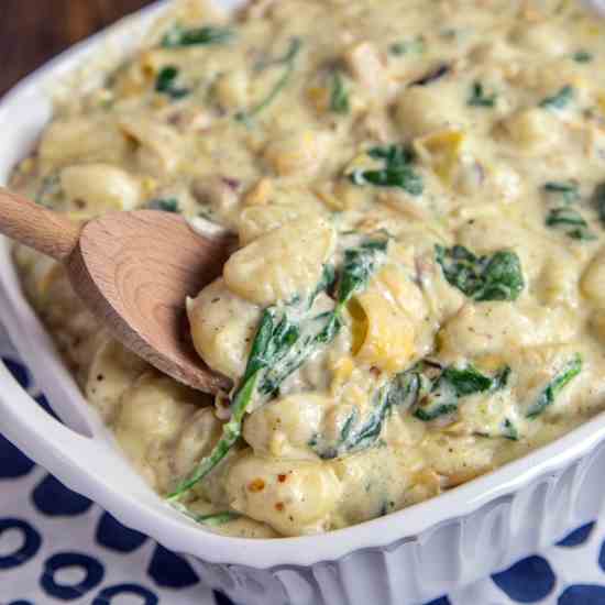 Spinach Artichoke Gnocchi