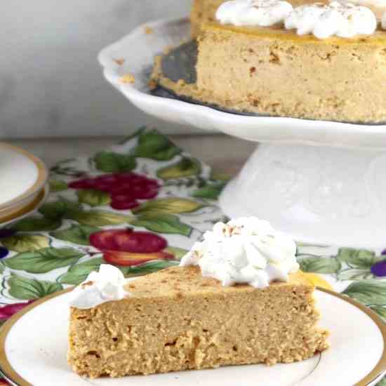 Low Carb Pumpkin Cheesecake