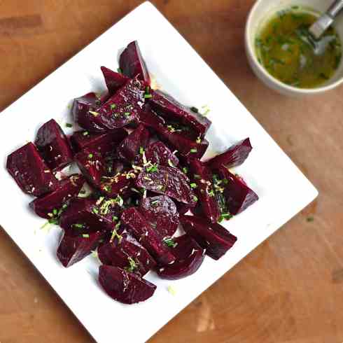 Honely lime beet salad