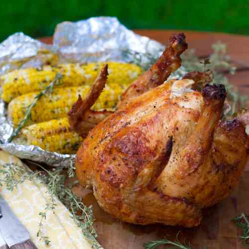 Beer-Can Chicken, Texas Style