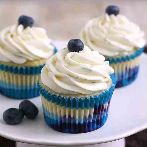 Blueberry Lime Cupcakes