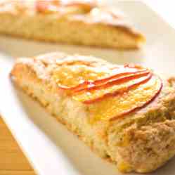 Peaches and Cream Scones