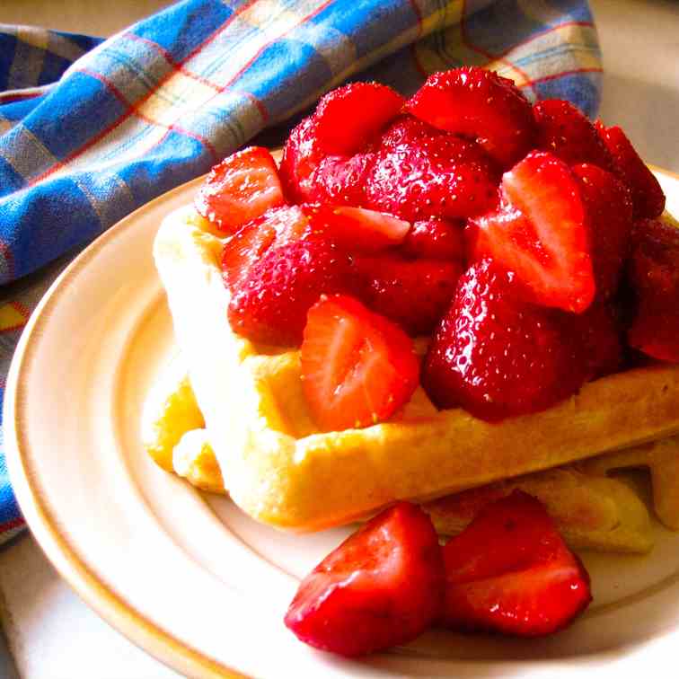 Strawberry Waffles