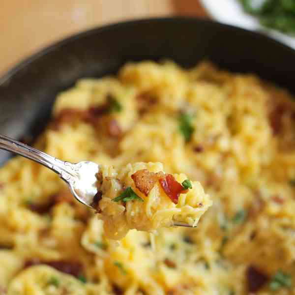 Spaghetti Squash Carbonara