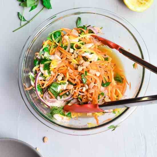 Vietnamese Mango Salad with Shrimp