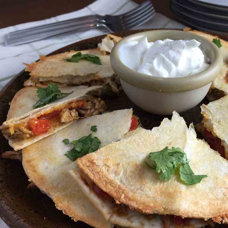 Baked Chicken Quesadilla