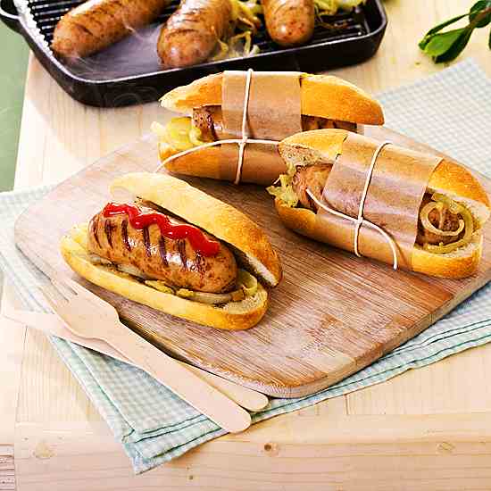 Classic grilled sausages
