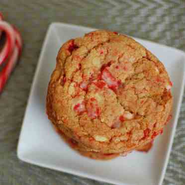 Peppermint White Choco Chip Cookies