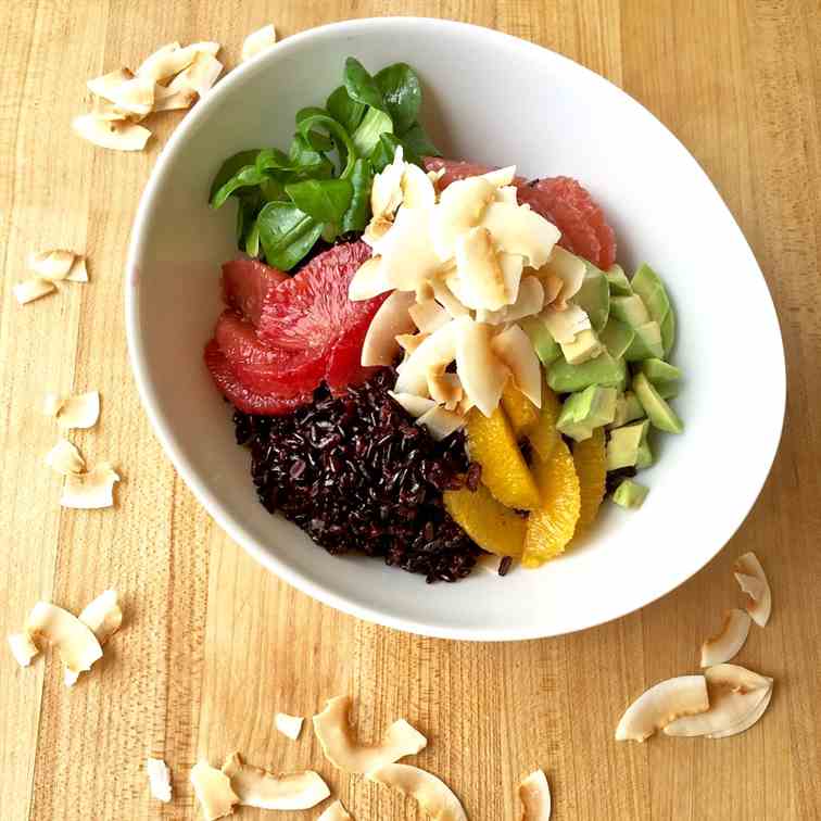 Coconut, Citrus, and Avocado Rice Bowl