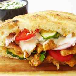 Homemade Chicken Gyros