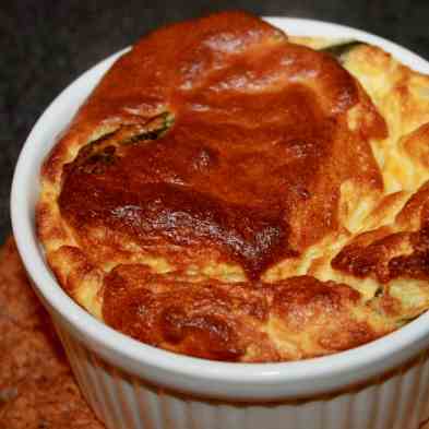 Cheese and Spinach Souffle
