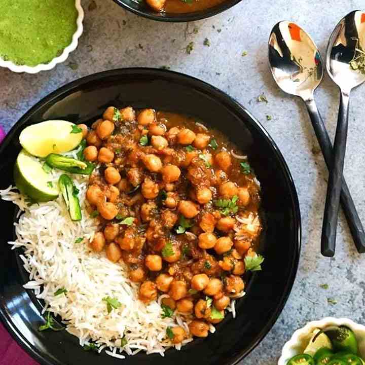 Chole Masala Instant Pot