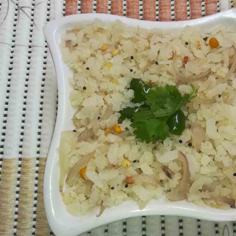 Aval upma recipe - Poha Upma