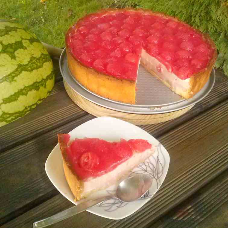 cream pie and watermelon