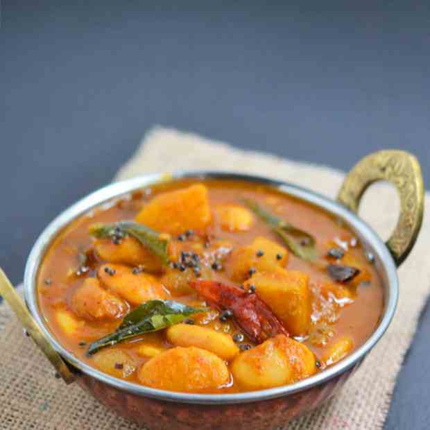 Mochakottai Parangikai Kuzhambu