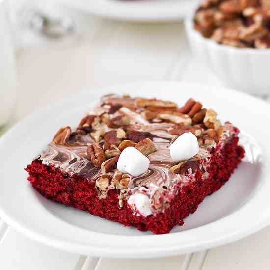 Red Velvet Mississippi Mud Cake