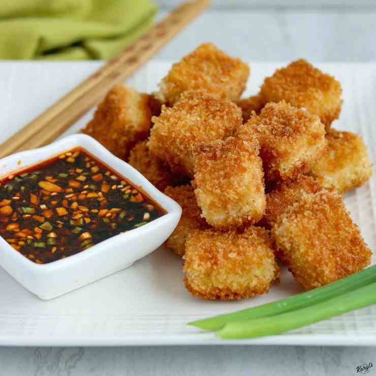 Crispy Pan Fried Tofu