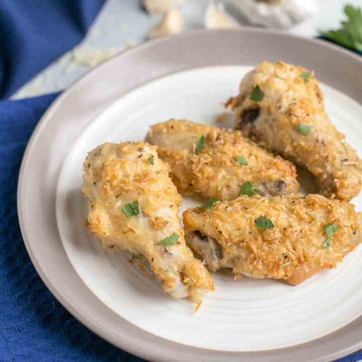 Crispy Parmesan Chicken Wings