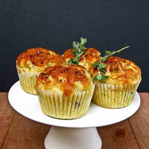 Cheese and Onion Muffins
