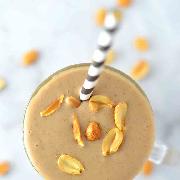 Chocolate Peanut Butter Banana Smoothie