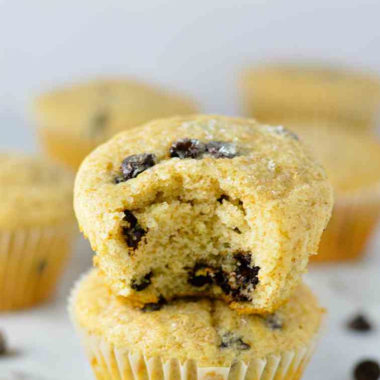 Whole Wheat Chocolate Chip Muffins