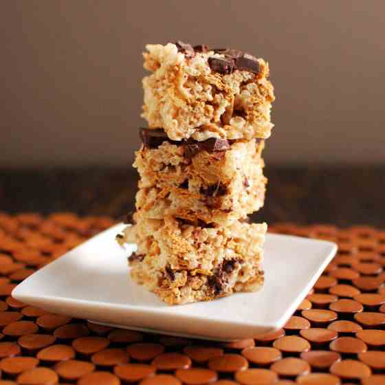 S'mores Rice Krispies Treats