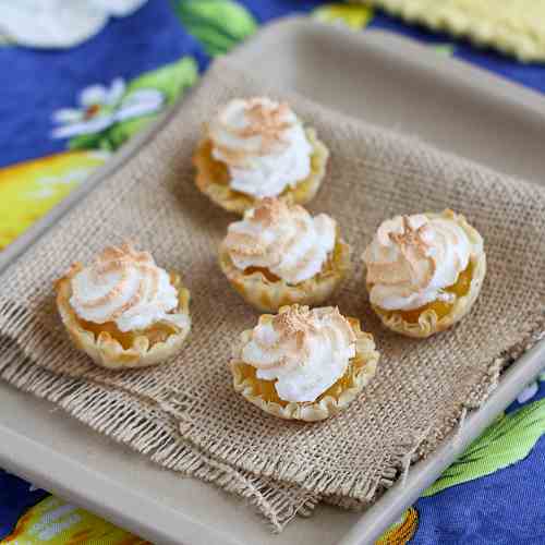 Mini Lemon Meringue Pie Tartlets