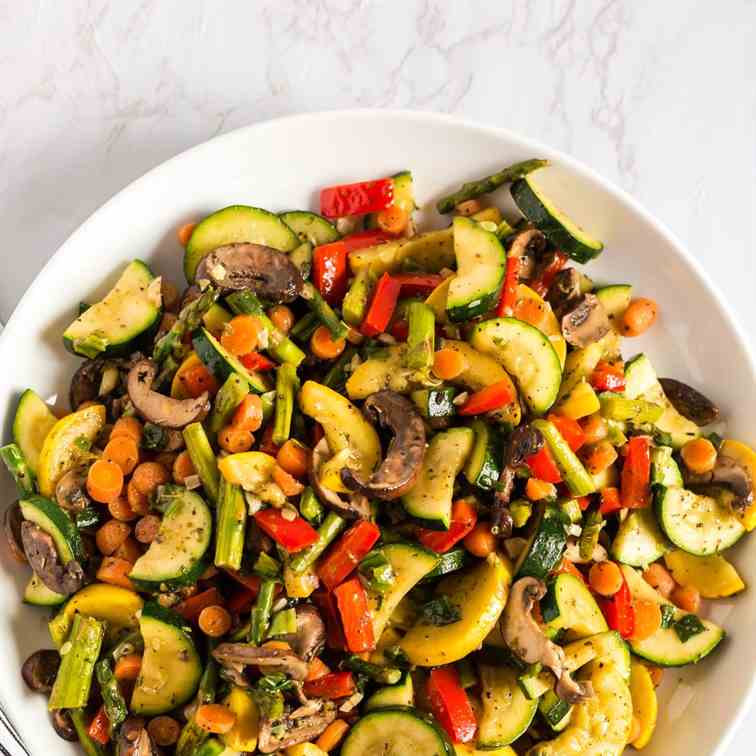 Simple Sauteed  Vegetables