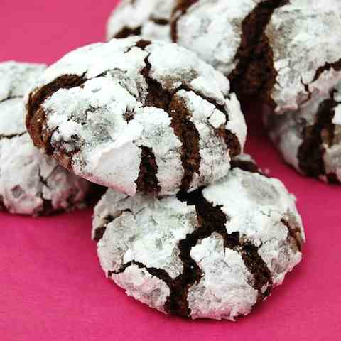 Black Forest Crinkle Cookies