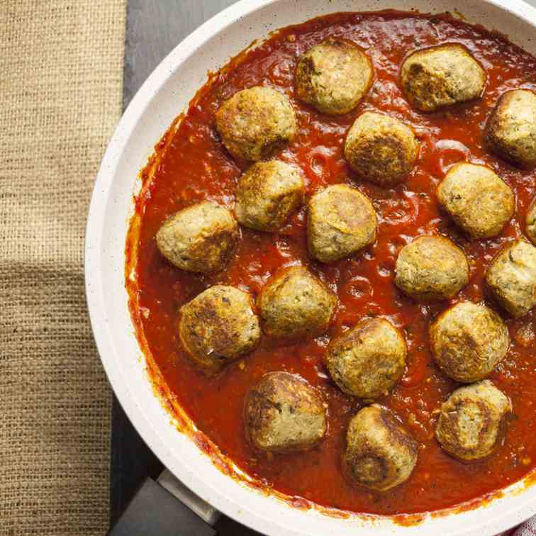 Easy Vegan Eggplant Meatballs