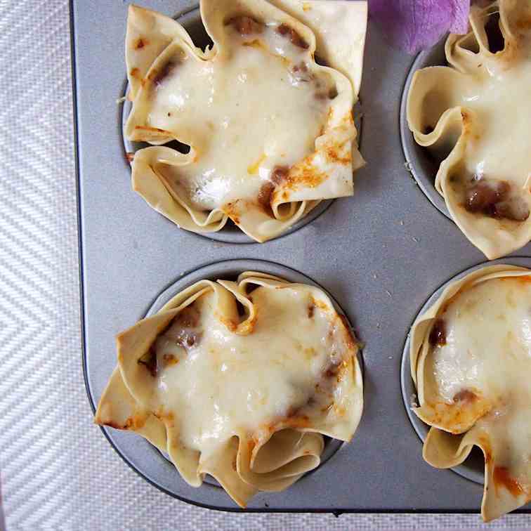 Skinny Mini Lasagne Cups