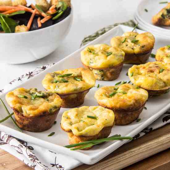 Spinach Artichoke Mini Frittatas