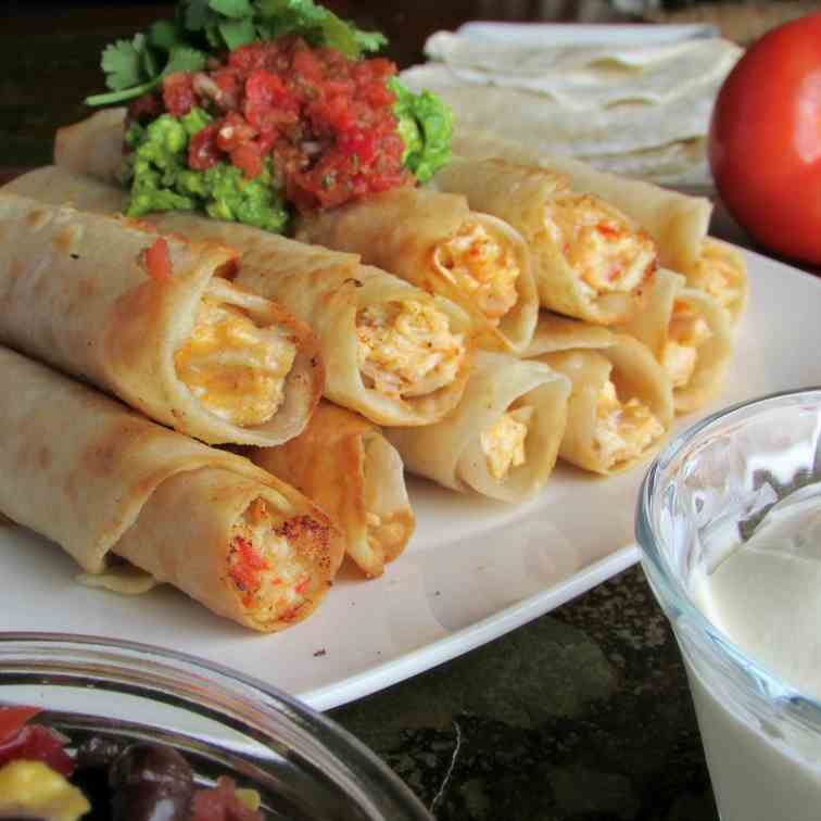 Cheesy Chicken Taquitos