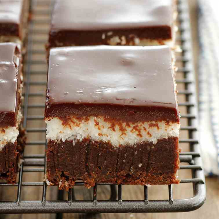 Chocolate and Coconut Brownies
