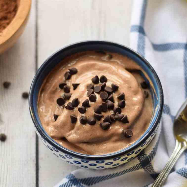 Healthy Chocolate Banana Ice Cream